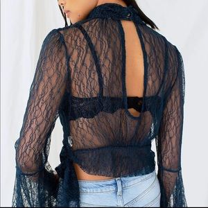 Free people lace top